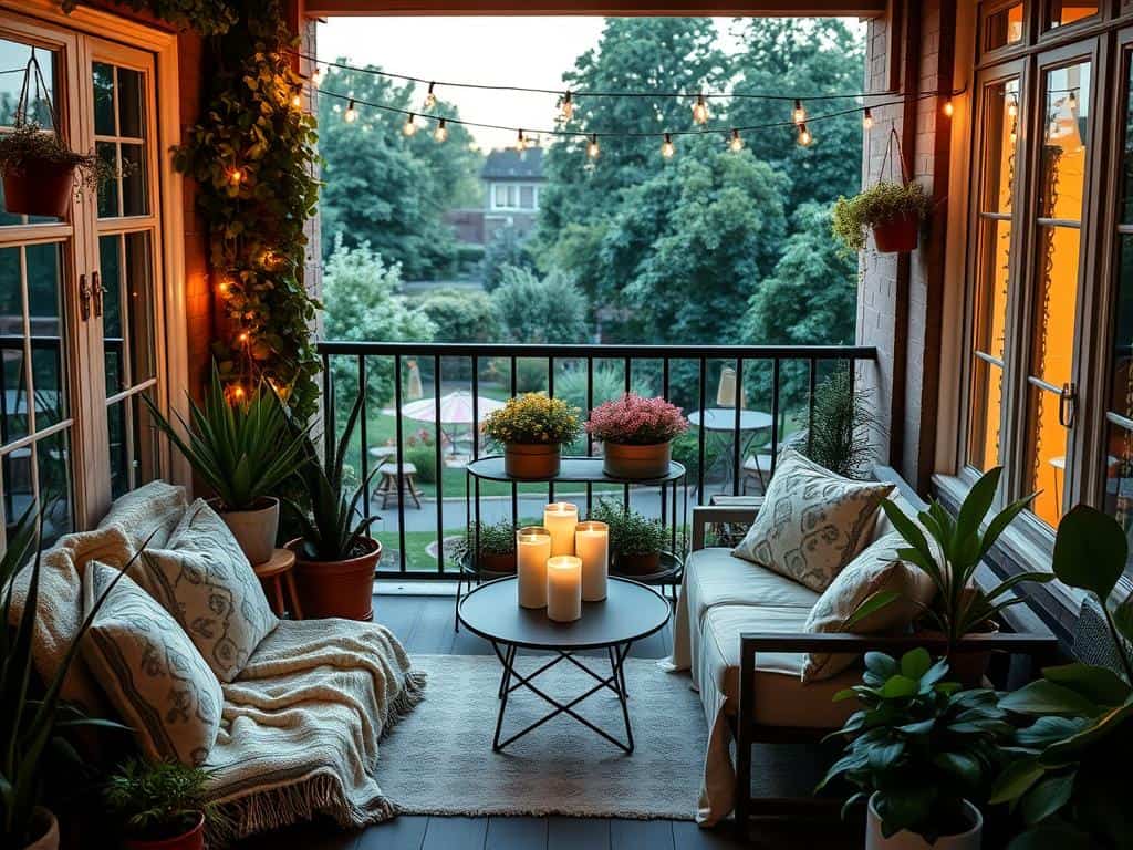 Balkon-Dekoration