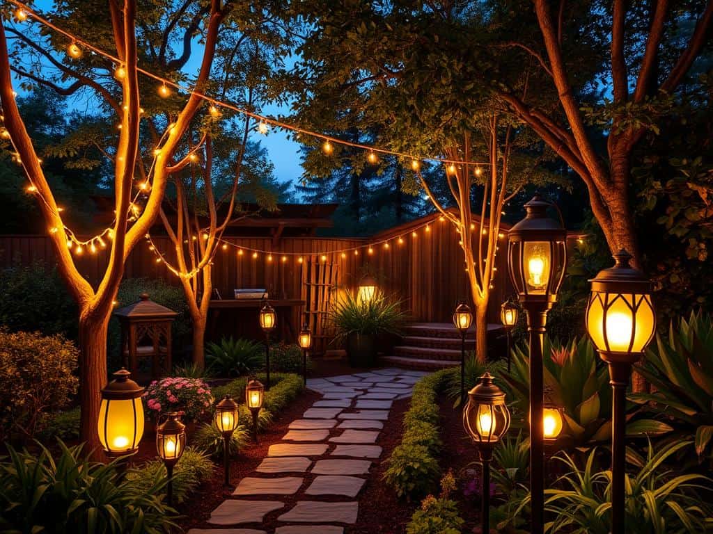 Außenleuchten für stimmungsvolle Atmosphäre im Garten