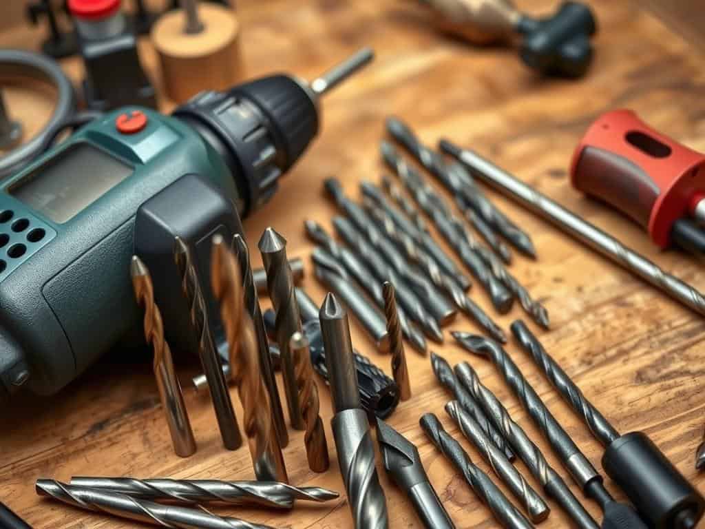 Bohrmaschine und verschiedene Bohrertypen für effizientes Bohren
