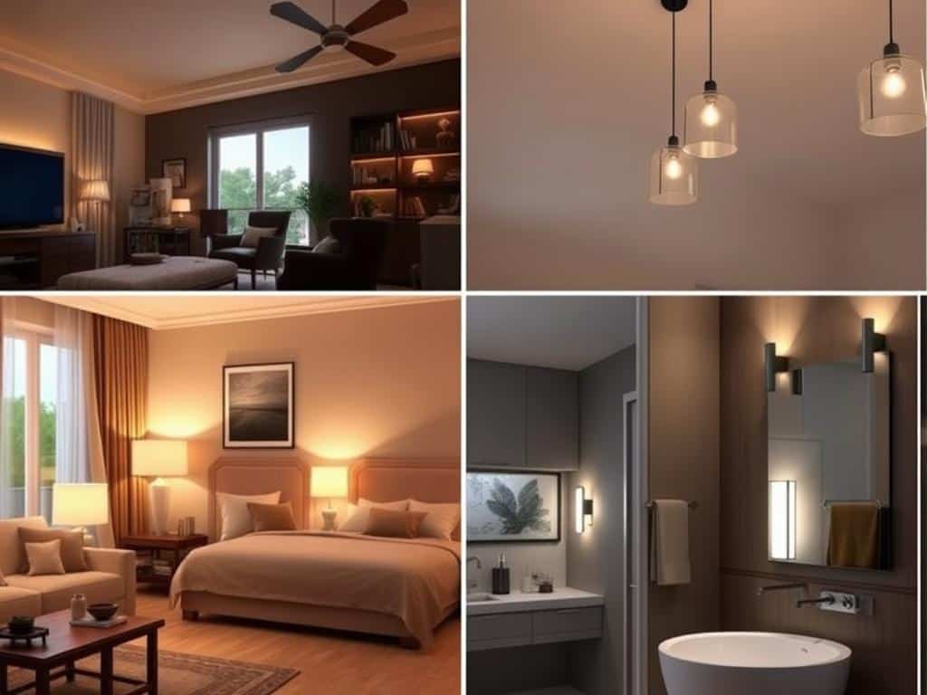 Beleuchtungsideen Wohnzimmer Schlafzimmer Küche Bad