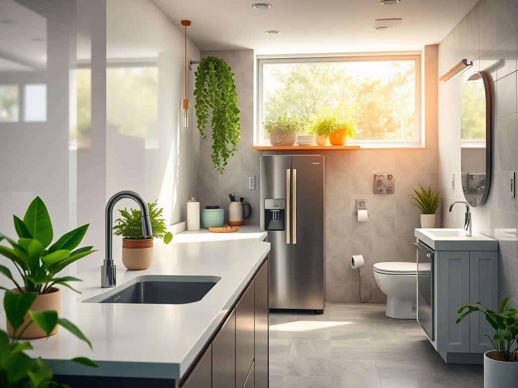 Effizienz in der Küche und im Badezimmer