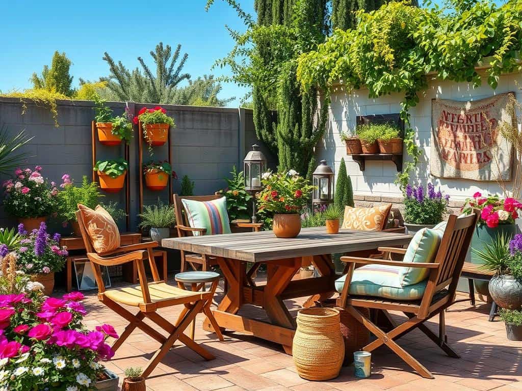 Gartenmöbel und kreative Gartenprojekte