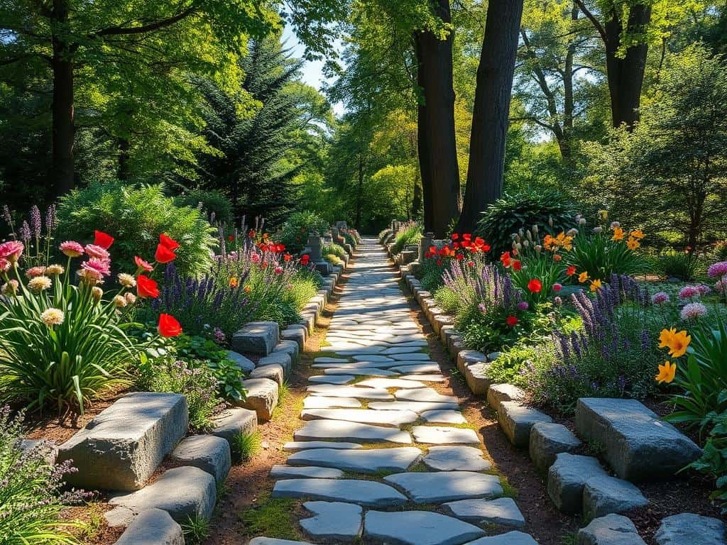 Gartenwege selber bauen