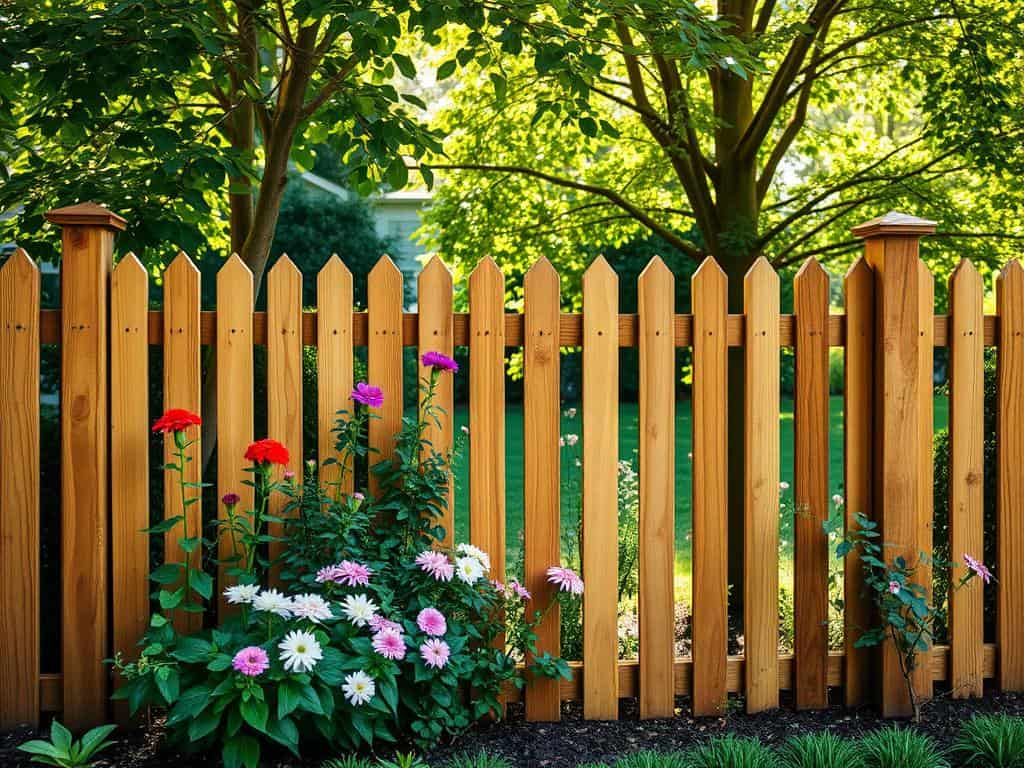 Holzzaun Ästhetik Sicherheit