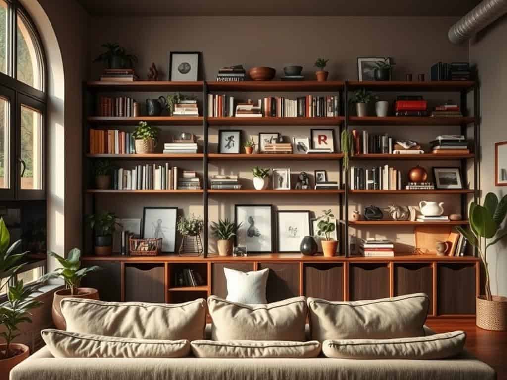 Offene Regale als Raumwunder