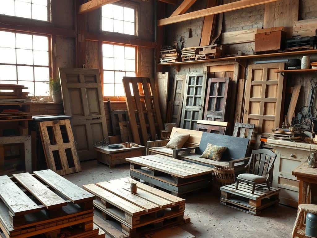 Möbel bauen mit Recyclingmaterial